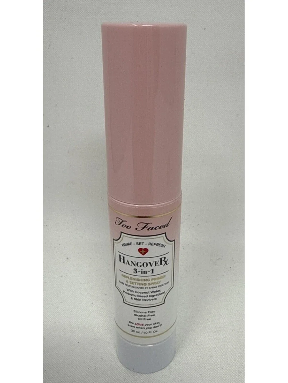 Too Faced Hangover RX 3-in-1 Replenishing Primer & Setting Spray 1 oz. NIB RN 1